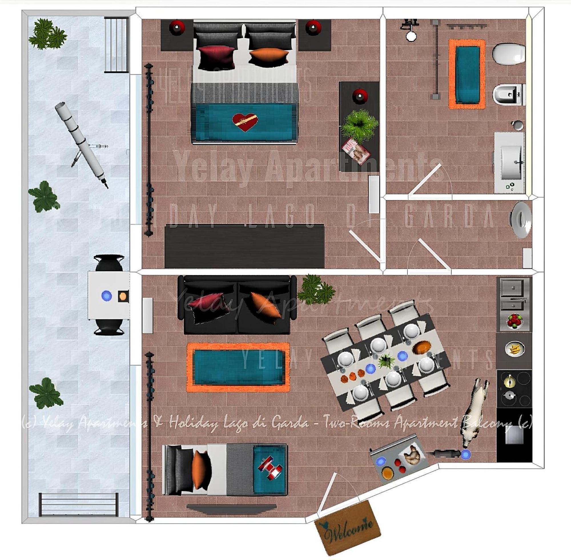 Yelay Apartments & Holiday Lago Di Garda Raffa Екстериор снимка