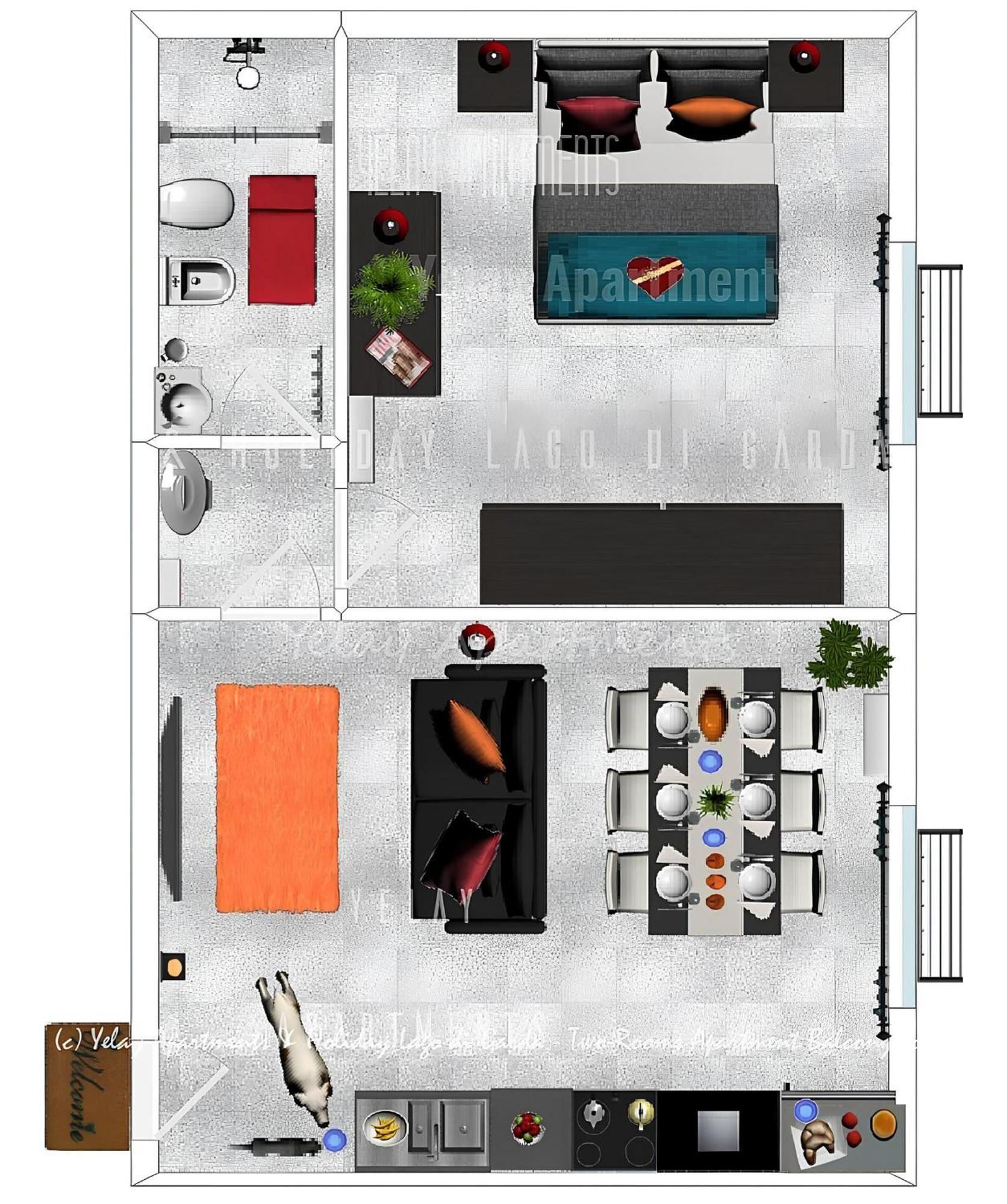 Yelay Apartments & Holiday Lago Di Garda Raffa Екстериор снимка