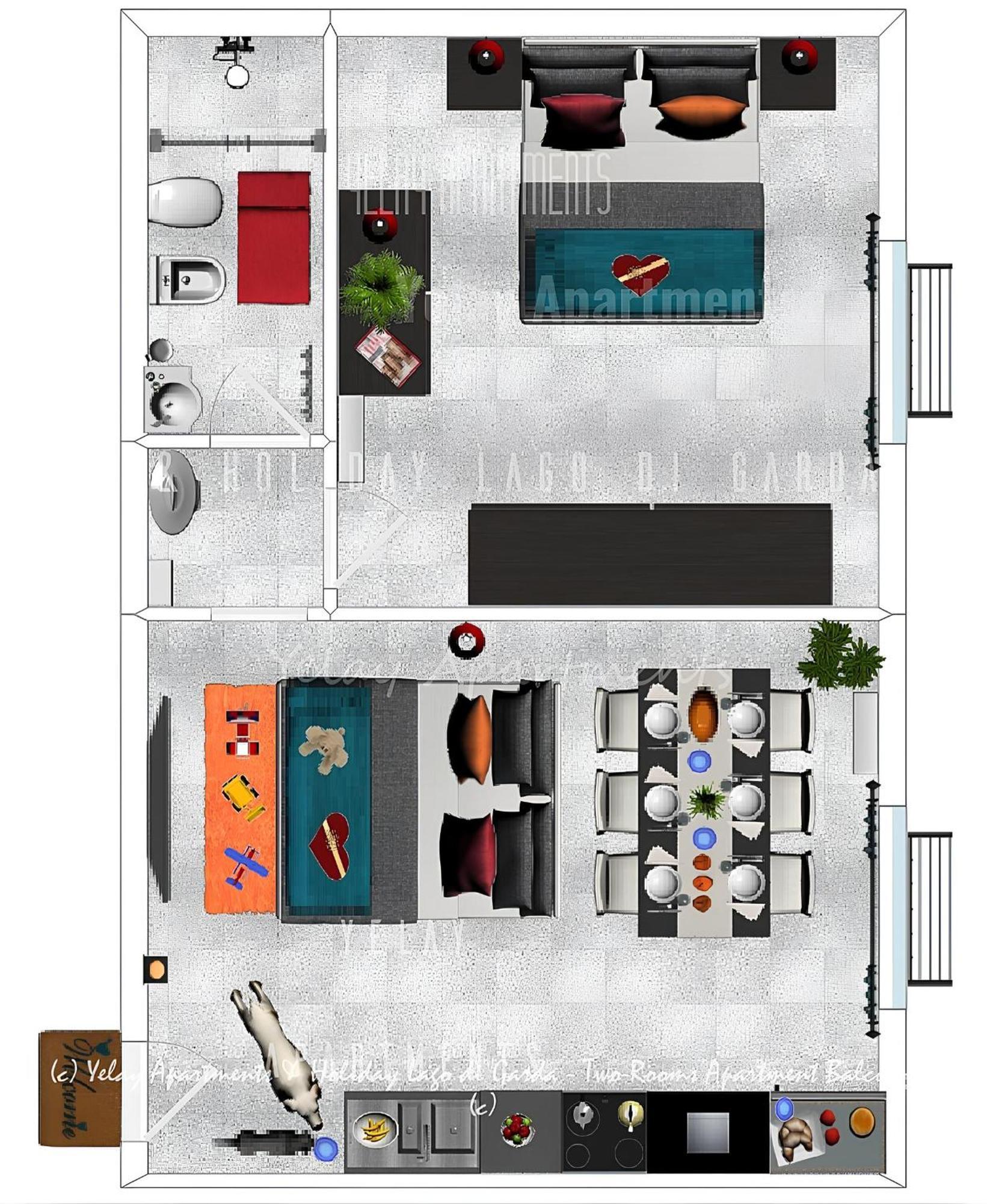 Yelay Apartments & Holiday Lago Di Garda Raffa Екстериор снимка